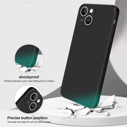 Coque noir ultra-fine pour iPhone 12, en silicone souple.