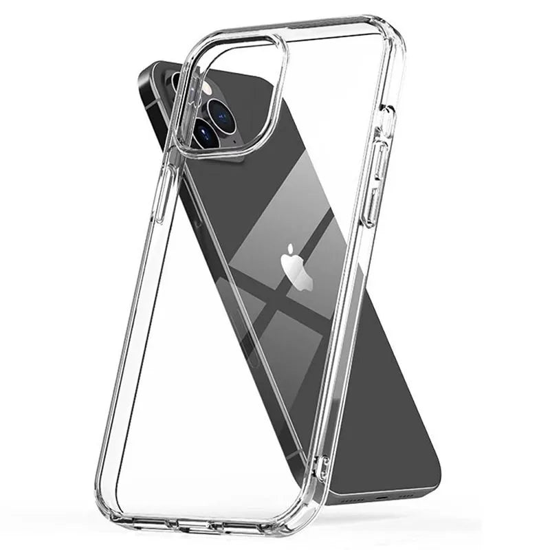 Coque ultra-fine en silicone transparente souple pour iPhone 15